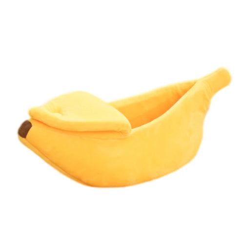 Banana Cat Bed House Funny Cute Cozy Cat Mat Beds Warm Durable Portable Pet Basket Kennel Dog Cushion Cat Pet Supplies ﻿